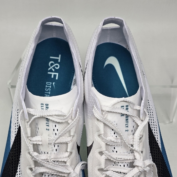 Nike ZoomX Dragonfly 2 Elite Track Spikes Men Sz 8.5 White Blue New FZ9315-102 main image 6